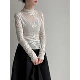 刺繍 ハイネック シアートップス | Bifrost | 詳細画像5 