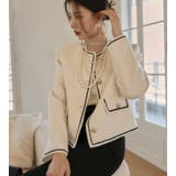 ノーカラー ショート ジャケット | Bifrost | 詳細画像1 