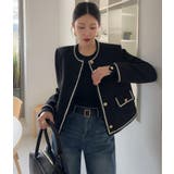 ノーカラー ショート ジャケット | Bifrost | 詳細画像12 