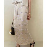 フラワープリント ロングスカート | Bifrost | 詳細画像3 