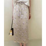 フラワープリント ロングスカート | Bifrost | 詳細画像6 