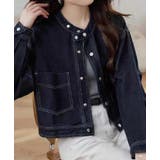 スタンドカラー デニムジャケット | Bifrost | 詳細画像6 