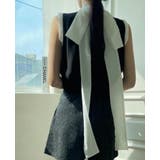 ブラック | ハイネック バックリボン ノースリーブトップス | Bifrost