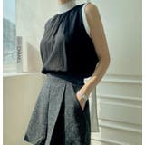 ハイネック バックリボン ノースリーブトップス | Bifrost | 詳細画像2 