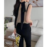 ハイネック バックリボン ノースリーブトップス | Bifrost | 詳細画像8 