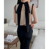 ハイネック バックリボン ノースリーブトップス | Bifrost | 詳細画像9 