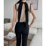 ハイネック バックリボン ノースリーブトップス | Bifrost | 詳細画像10 