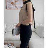 ハイネック バックリボン ノースリーブトップス | Bifrost | 詳細画像13 