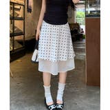 シースルー レイヤード ドットスカート | Bifrost | 詳細画像12 