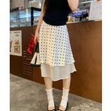 シースルー レイヤード ドットスカート | Bifrost | 詳細画像13 