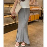 ドローストリング ボーダー マキシスカート | Bifrost | 詳細画像11 