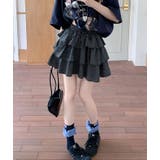 ドローストリング ティアード チェックスカート | Bifrost | 詳細画像9 