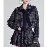 チェック柄 ティアードワンピース | Bifrost | 詳細画像9 