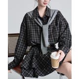 チェック柄 ティアードワンピース | Bifrost | 詳細画像12 