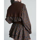 チェック柄 ティアードワンピース | Bifrost | 詳細画像13 