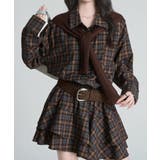 チェック柄 ティアードワンピース | Bifrost | 詳細画像15 