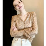 アンティークフラワー フリルカフス ブラウス | Bifrost | 詳細画像2 