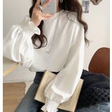 パフスリーブ フリルカフス ロング T シャツ | Bifrost | 詳細画像1 