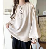 パフスリーブ フリルカフス ロング T シャツ | Bifrost | 詳細画像2 