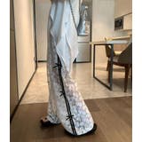 レース リボンライン ワイドパンツ | Bifrost | 詳細画像7 