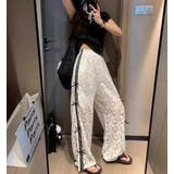 レース リボンライン ワイドパンツ | Bifrost | 詳細画像9 