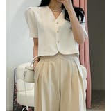 リボンタイ クロップドトップス | Bifrost | 詳細画像4 