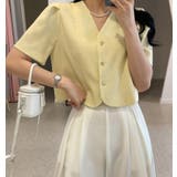 リボンタイ クロップドトップス | Bifrost | 詳細画像8 