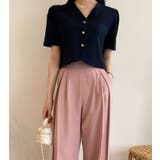 リボンタイ クロップドトップス | Bifrost | 詳細画像11 