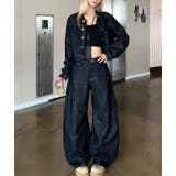 クロップド デニムジャケット ワイドパンツ セットアップ | Bifrost | 詳細画像3 