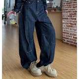 クロップド デニムジャケット ワイドパンツ セットアップ | Bifrost | 詳細画像4 