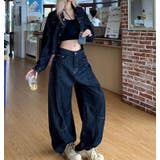 クロップド デニムジャケット ワイドパンツ セットアップ | Bifrost | 詳細画像6 