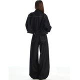 クロップド デニムジャケット ワイドパンツ セットアップ | Bifrost | 詳細画像8 