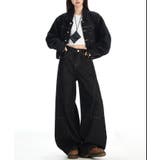 クロップド デニムジャケット ワイドパンツ セットアップ | Bifrost | 詳細画像10 