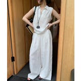 ノースリーブ シャツ ワイドパンツ セットアップ | Bifrost | 詳細画像9