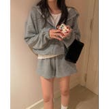 ジップアップ ニットパーカー ショートパンツ セット | Bifrost | 詳細画像7