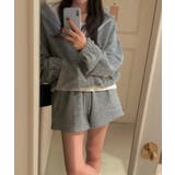 ジップアップ ニットパーカー ショートパンツ セット | Bifrost | 詳細画像10