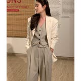 V ネック ベスト ワイドパンツ セットアップ | Bifrost | 詳細画像7 