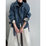 ベルト付き デニムジャケット | Bifrost | 詳細画像2 