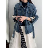 ベルト付き デニムジャケット | Bifrost | 詳細画像5 