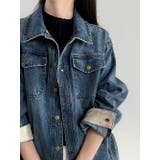 ベルト付き デニムジャケット | Bifrost | 詳細画像8 