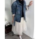 ベルト付き デニムジャケット | Bifrost | 詳細画像9 