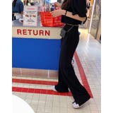 クロップド T スリット入りワイドパンツ セットアップ カジュアル | Bifrost | 詳細画像6