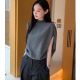 ハイネック ノースリーブニット | Bifrost | 詳細画像3