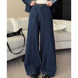 ジップアップ ジャケット ワイドパンツ デニムセットアップ | Bifrost | 詳細画像6 