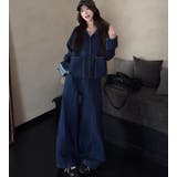 ジップアップ ジャケット ワイドパンツ デニムセットアップ | Bifrost | 詳細画像13 