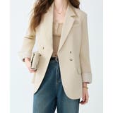 オフホワイト | レースカフス ダブルブレスト テーラードジャケット | Bifrost