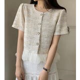 ツイード フリル ショートジャケット | Bifrost | 詳細画像6 