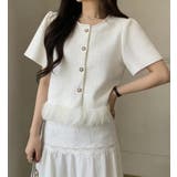 ツイード フリル ショートジャケット | Bifrost | 詳細画像10 