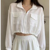 ショート丈 シアーブルゾン | Bifrost | 詳細画像1 