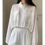 ショート丈 シアーブルゾン | Bifrost | 詳細画像4 